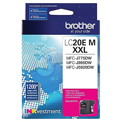 Brother LC20EM Super High Yield Magenta Ink Cartridge