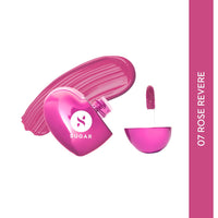 SUGAR Cosmetics LA LA Love Matte Liquid Lipstick | Lasts 18Hrs | Transferproof & Waterproof | 5ml | 07 Rose Revere