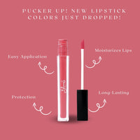 Bloom Beauty Liquid Lipstick, Velvet Matte Finish, Lightweight & Hydrating | Long-Lasting Wear, (Rosy Blush)