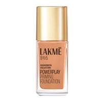 Lakmé 9To5 Primer + Matte Perfect Cover Foundation, C380 Cool Walnut, 25 ml