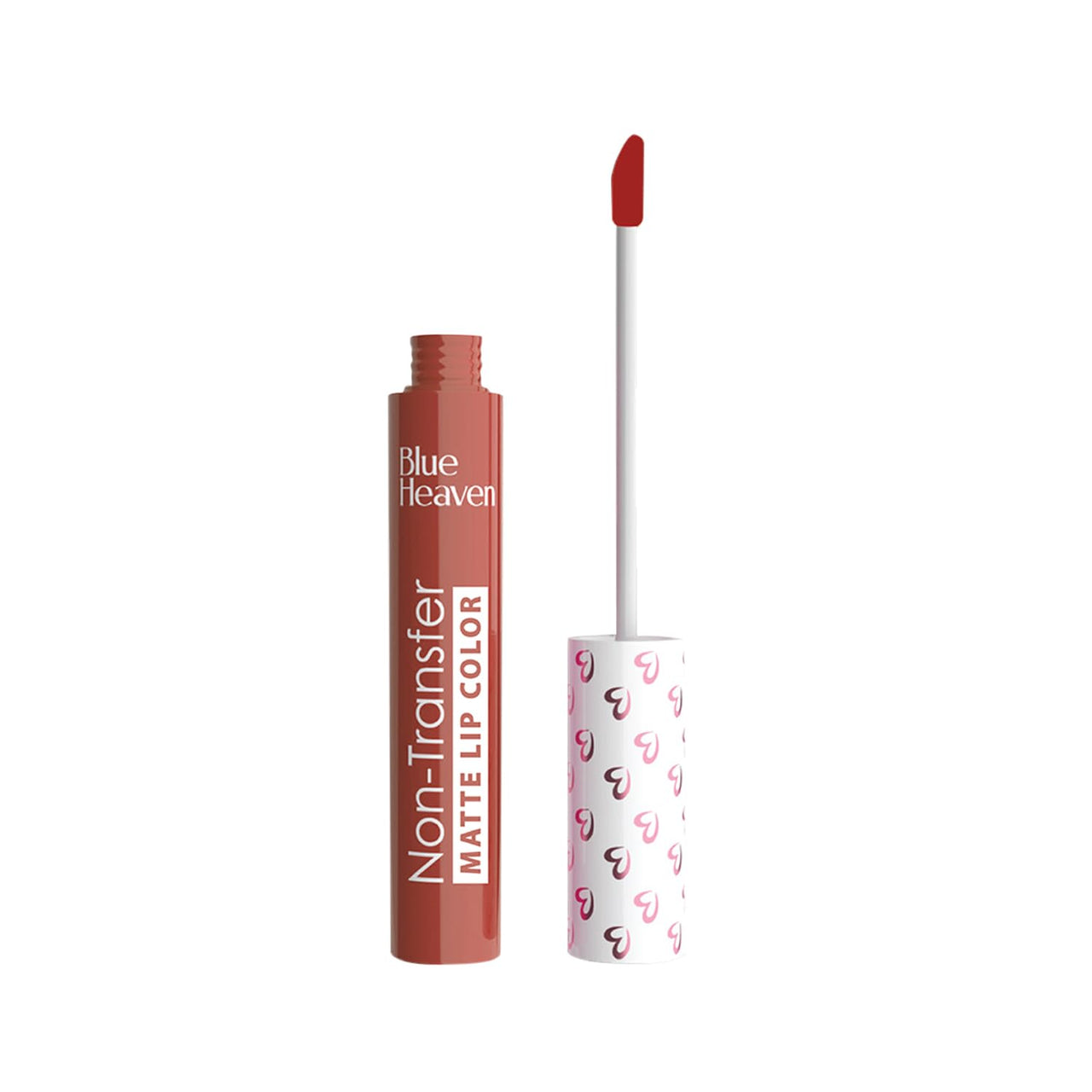 Blue Heaven Non Transfer Lip Color | Liquid lipstick Waterproof & Smudge Proof | Intense Pigment | Long-Lasting upto 8hr | Matte Finish with Hydrating Formula | 501 | 3GM