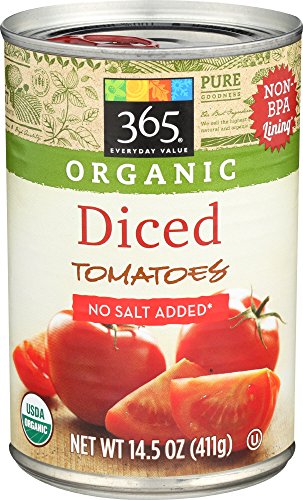 365 EVERYDAY VALUE Tomatoes Diced No Salt, 13.5 FZ