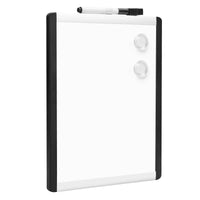 Basics Small Dry Erase Whiteboard, Magnetic White Board with Marker and Magnets - 8.5
