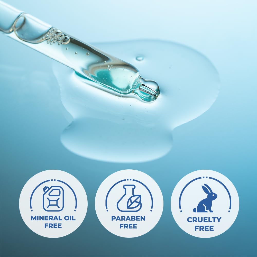 Naturali Aqua Hydrating Face Serum With Earth Marine Water, Sea Algae & Hyaluronic Acid | Locks In Moisture | Revives Dull Skin | Paraben & Mineral Oil Free | 30ml