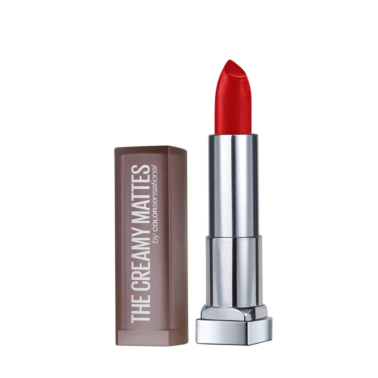 Maybelline New York Color Sensational Creamy Matte Lipstick, 680 Mesmerizing Magenta, 3.9g and Maybelline New York Color Sensational Creamy Matte Lipstick, 640 Red Liberation, 3.9g