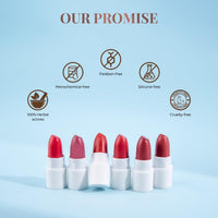 Just Herbs Ayurvedic Creamy Matte Micro Mini Lipstick Kit Lip Hydrating & Moisturizing, Lipsticks for Women Suitable All Indian Tones (Pack of 16)