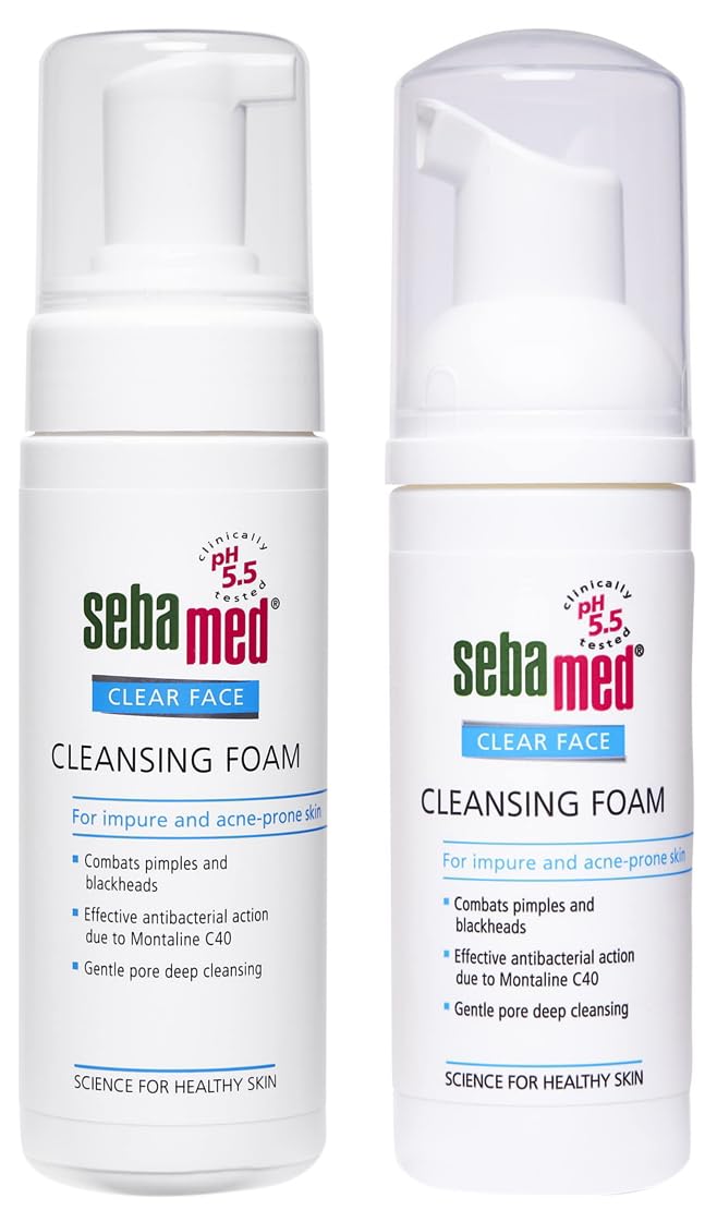 SebaMed Clear Face Cleansing Foam, 150ml & Sebamed Clear Face Foam, 50ml