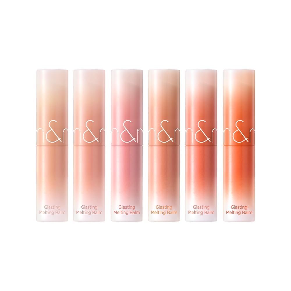 rom&nd Glasting Melting Balm 3.5g (7Colors), Glossy, Plumping Lips, Moisture, Translucent, Water Bomb, High Pigmented, Vegan (13 SCOTCH NUDE)