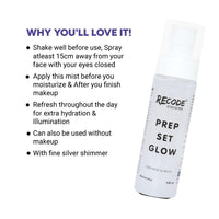 Recode Prep Set Glow -100 ML with Silver Shimmer