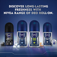 Nivea Fresh Active Deodorant Roll On For Men, 50ml (Pack of 2)