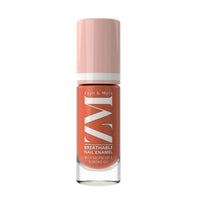 ZM Zayn & Myza Breathable Nail Enamel - Apricot Mousse | Smooth Application | Quick-Drying I Longlasting I Chip-Defiant I Water Permeable | Glossy Finish | 100% Vegan, 6 ml