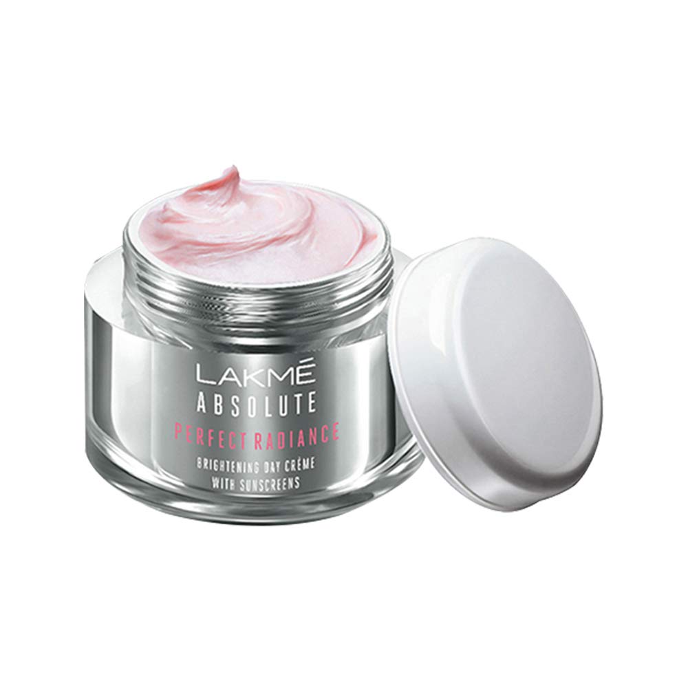 Lakmé Absolute Perfect Radiance Skin Brightening Day Cream, 28 G And Perfect Radiance Compact, Ivory Fair 01, 8G