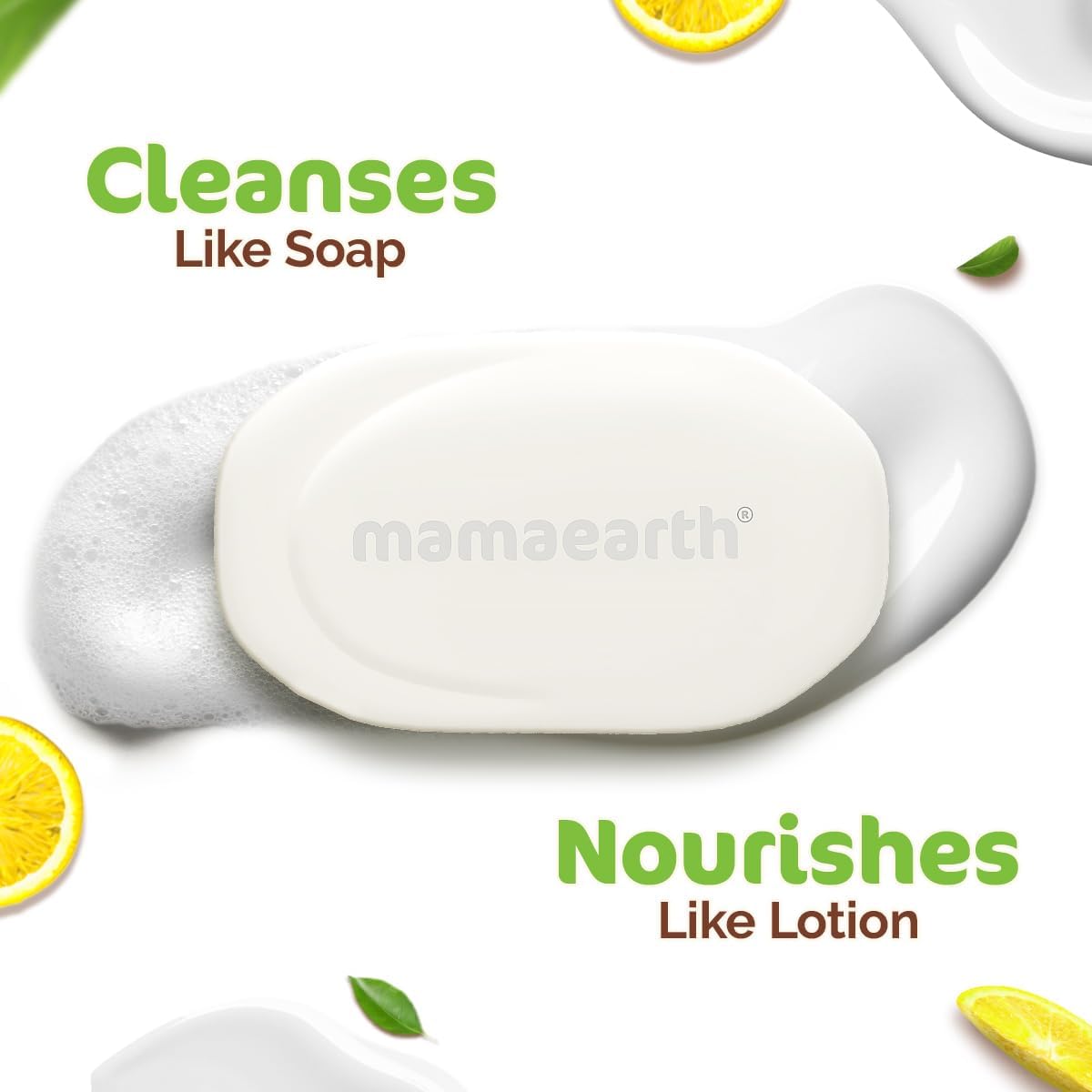 Mamaearth Vitamin C Moisturizing Lotion Soap(Value Pack of 8) - 125 g X 8 Units | Deeply Cleanses | Moisturizing Bathing Bar | Brightens Skin | Nourishes Dry Skin | Non-Drying | 76% TFM Grade 1 Soap