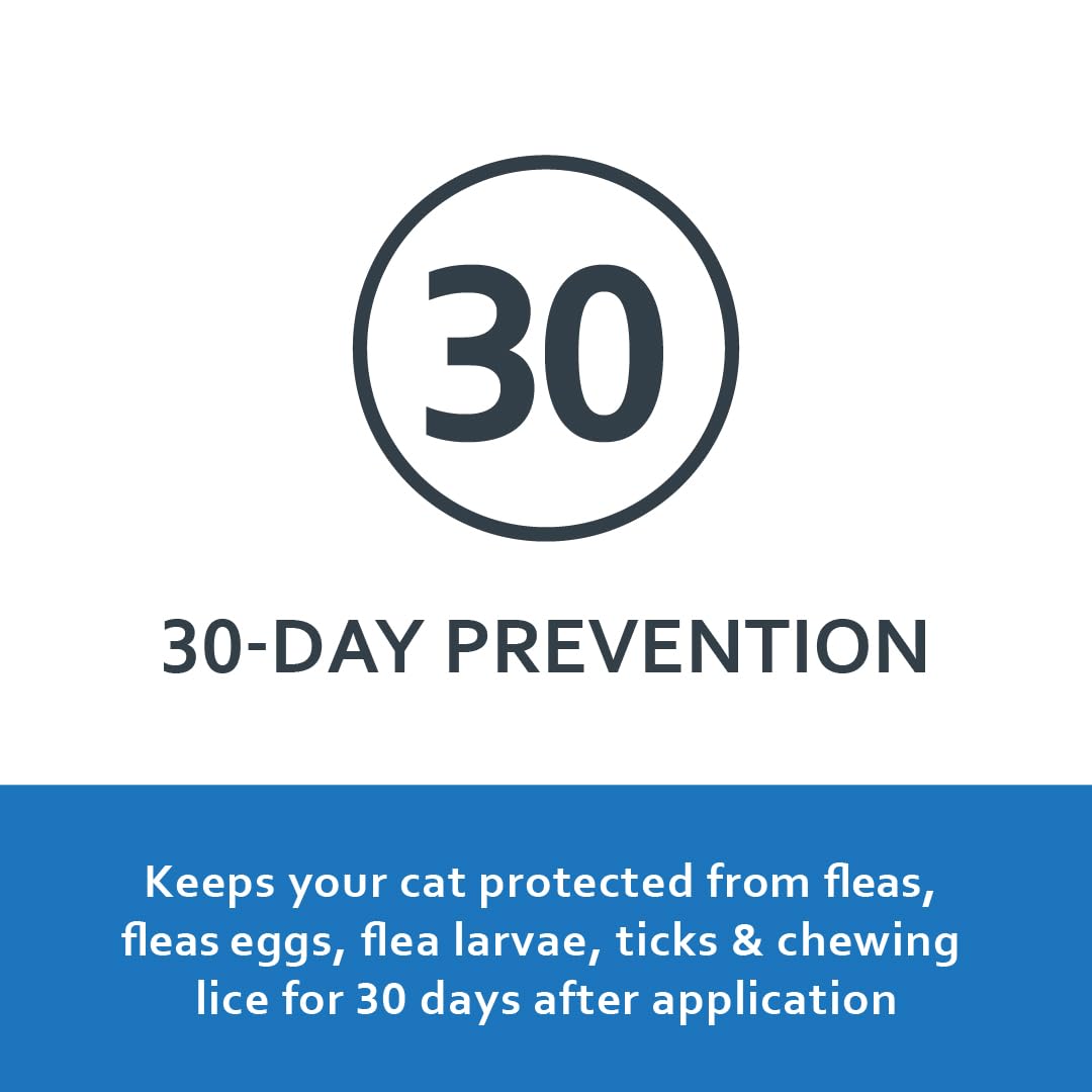 SENTRY Fiproguard Plus Flea and Tick Topical for Cats, 1.5 lbs and Over, 6 Month Supply