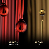 TRESemme Keratin Smooth+ Shampoo 180ml With Keratin Protein and Argan Oil | Salon-Like Smooth Hair | Up To 72H Frizz Control