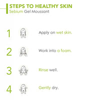 Bioderma Sebium Gel Moussant Purifying Cleansing Foaming Gel Combination To Oily Skin, 500ml