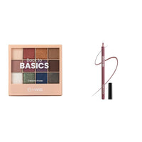 MARS 12 Shades Back to Basics Eyeshadow Palette with Free Applicator (14.4 gm) (Shade-01) Matte Lip Liner | One Swipe Smooth Application | Long Lasting Lip Pencil (1.4gm) (18-MAUVE MAGIC)