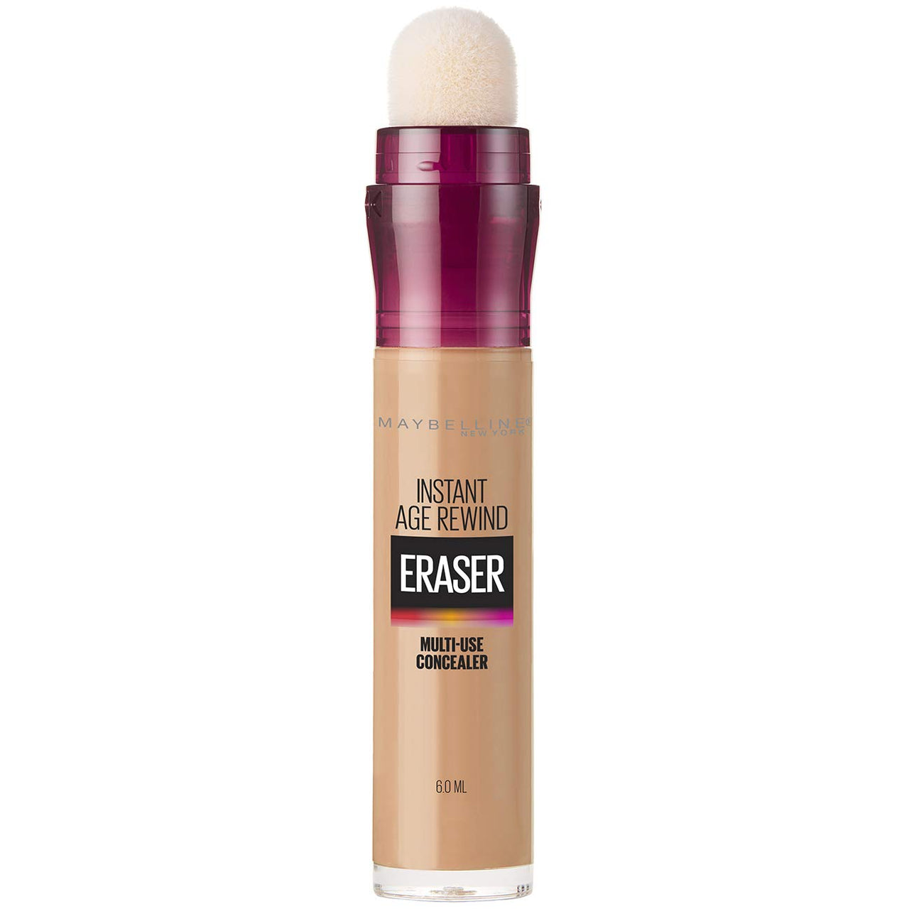 Maybelline New York Instant Age Rewind Concealer, Medium, 6g and Maybelline New York Fit Me Matte+Poreless Liquid Foundation Tube, 220 Natural Beige, 18ml