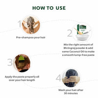 INDUS VALLEY Organic Bhringraj Powder | Eclipta Alba For Hair, 100G,Multi