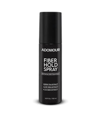 Adomour Thick Fiber Hold Spray 100ml | 2-in-1 Strong Hold Hair Fiber Lock & Setting Spray for Men & Women | Flaxseed, Aloe Vera & Green Tea | Non Greasy, Long Lasting | For All Hair Types & Fibers