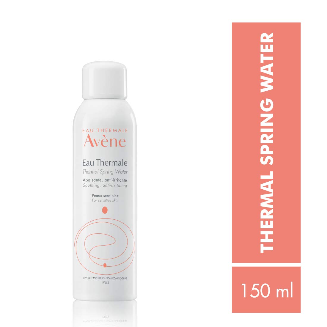 Avene Thermal Spring Water 150ml I Active & Powerful Spring Water I Barrier Repair I Face Mist for all Skin types I Soothes & Hydrates Skin I Sensitive Skin I Dermatologically tested I Made in France