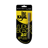 Maybelline New York Colossal Liquid Kajal, Super Black, 0.35G, Volum Express Colossal Waterproof Glossy Mascara, 10Ml And Garnier Micellar Cleansing Bi Phase Water, 125Ml