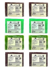 Khadi Pure Almond, Aloe Vera, Apricot & Honey Glycerine Soap, 125 g (Pack of 8)