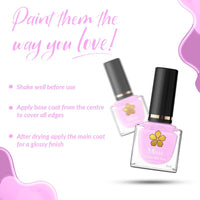 Olivia Nail Paint for Glossy Finish - 5ml (6 Merry Pink)