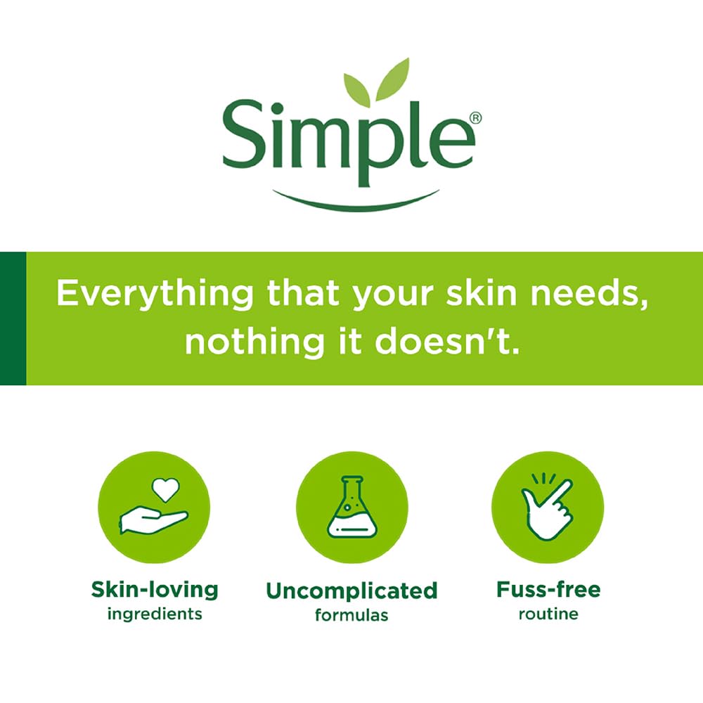 Simple Kind To Skin Refreshing Facial Wash 100 ml | 100% Soap-Free Facewash | For All Skin Types