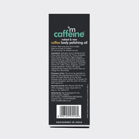 mCaffeine Coffee Body Oil for Dry Skin For Women & Men | Moisturizing Body Oil with Relaxing Aroma for a Soft, Smooth & Glowing Skin (100ml)