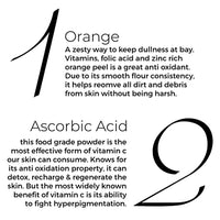 Brillare Vitamin C Face Wash for Pigmentation & Dark Spots, Coconut & Orange Face Wash for Skin Brightening, 100% Natural Powder Facewash, 30g