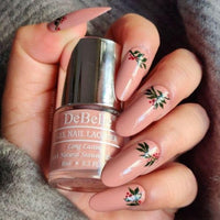 DeBelle Gel Creme Finish Nail Polish Rose Aurelia (Pink Mauve), Enriched With Natural Seaweed Extract, Cruelty Free, Toxic Free - 8 Ml