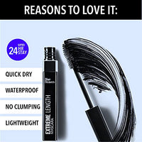 Blue Heaven Artisto Eyebrow Enhancer Pencil & Styler, Ash Grey,0.30g & Blue Heaven Extreme Length Mascara, Black, 9 ml