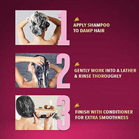 Tresemme Smooth & Shine Shampoo, with Vitamin H & Silk Protein, for Salon Silky Smooth Hair, Provides Moisture & Shine, 185 ml