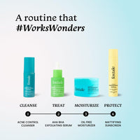 Foxtale Oil-Free Gel Moisturizer for Face | Hyaluronic Acid, Niacinamide, Betaine, Marine Algae| Boosts Hydration, Brightens Skin, Soothes Acne| Lightweight for Oily, Acne-Prone Skin |Men & Women-100g