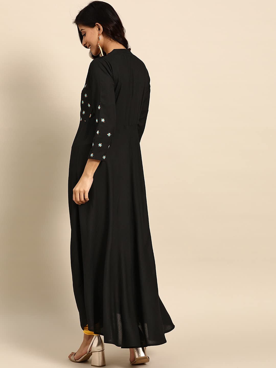 Rapsodia Women's  Rayon Anarkali Kurta