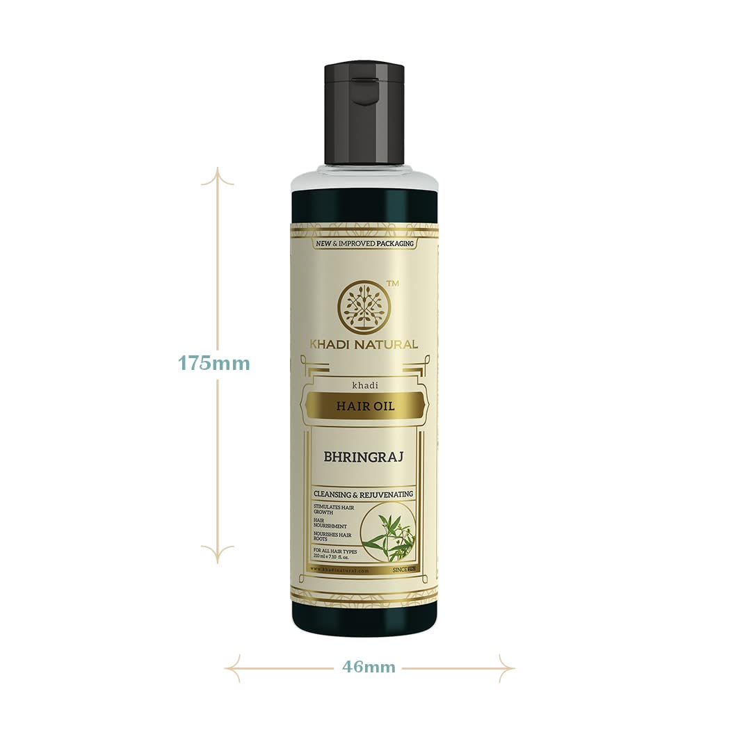 Khadi Natural Ayurvedic Bhringraj Hair Oil, 210ml