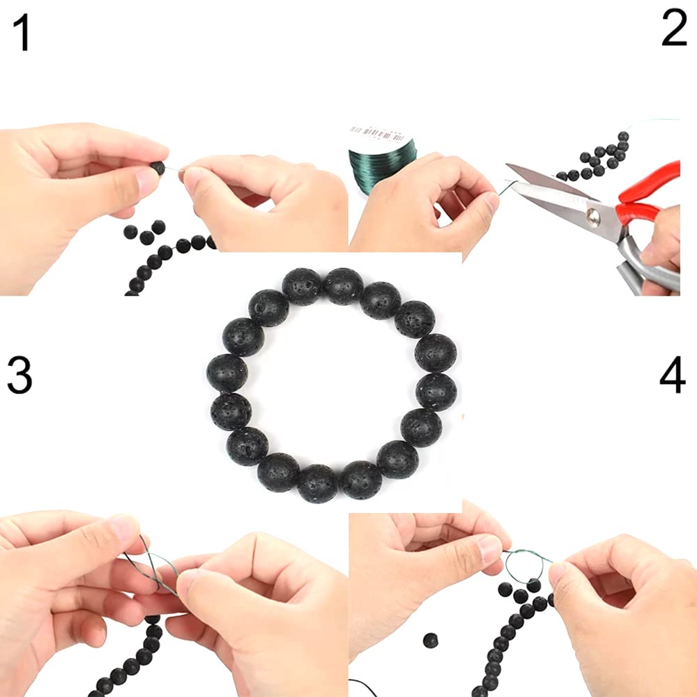 36PCS 10MM Clear White Crystal Quartz Stone Beads Natural Gemstone Bead Crystal Healing Energy Jewelry Making DIY 15 inches