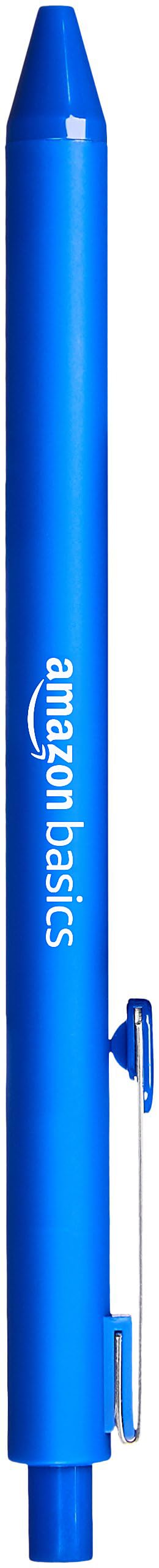 Basics Retractable Ballpoint Pen - Blue - 12-Pack