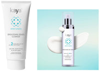 Kaya Clinic Brightening Beads Cleanser, Vitamin E & B3 enriched everyday brightening face wash, 100 ml And Kaya Clinic Brightening Day Cream, 50ml