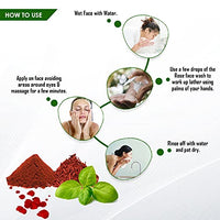 Khadi Mauri Herbal Rose Face Wash - Powerful Antioxidants to Repair Skin Damage, Gentle Cleanser to fight Acne & Spots - 210 ML