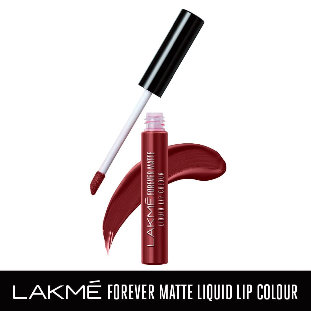 Lakmé Forever Matte Liquid Lip Color - 34 Brown Sheer & Lakmé Forever Matte Liquid Lip 35 Rose Wood Combo