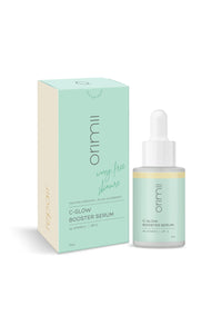 Orimii C-Glow Booster Serum - 3% Vitamin C - SPF 15 - Pregnancy-Safe Brightening & Hydrating Face Serum with Elderberry & Tahitian Gardenia for Even Skin Tone & Daily Sun Protection - 30ml