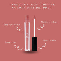 Bloom Beauty Liquid Lipstick, Velvet Matte Finish, Lightweight & Hydrating | Long-Lasting Wear, (Nude Whisper)