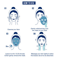 Jaquline USA Collagen & Peptide Sheet Mask|Zero Paraben And Sulphate|Biodegradable Ber Masks| Light-Weight| Hydrating And Skin Firming, 1 Count