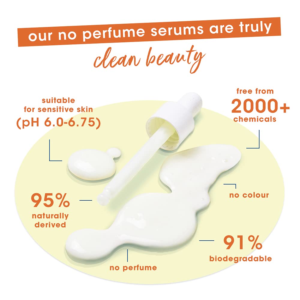 Simple Booster Serum 10% Vitamin C+E+F For Youthful Glowing Skin, 30 ml+Simple Kind To Skin Refreshing Facial Wash 150 ml