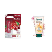 Himalaya Cherry Shine Lip Care 4.5g&Himalaya Natural Glow Kesar Face Wash, 150ml
