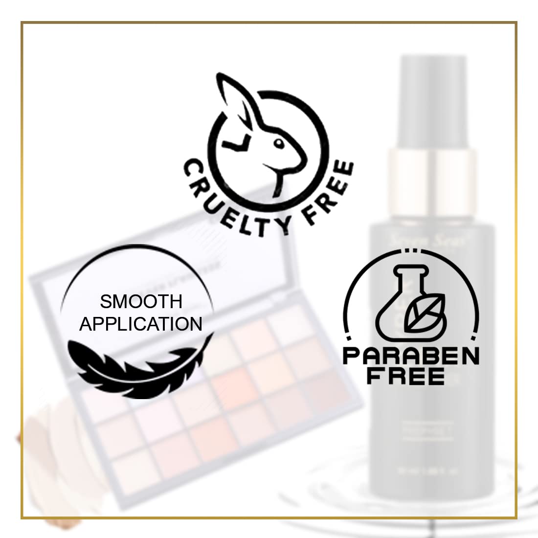 Seven Seas Light weight, Makeup Fixer, | Contour Concealer Palette with | Full Coverage | face makeup (Combo set) (Nude)