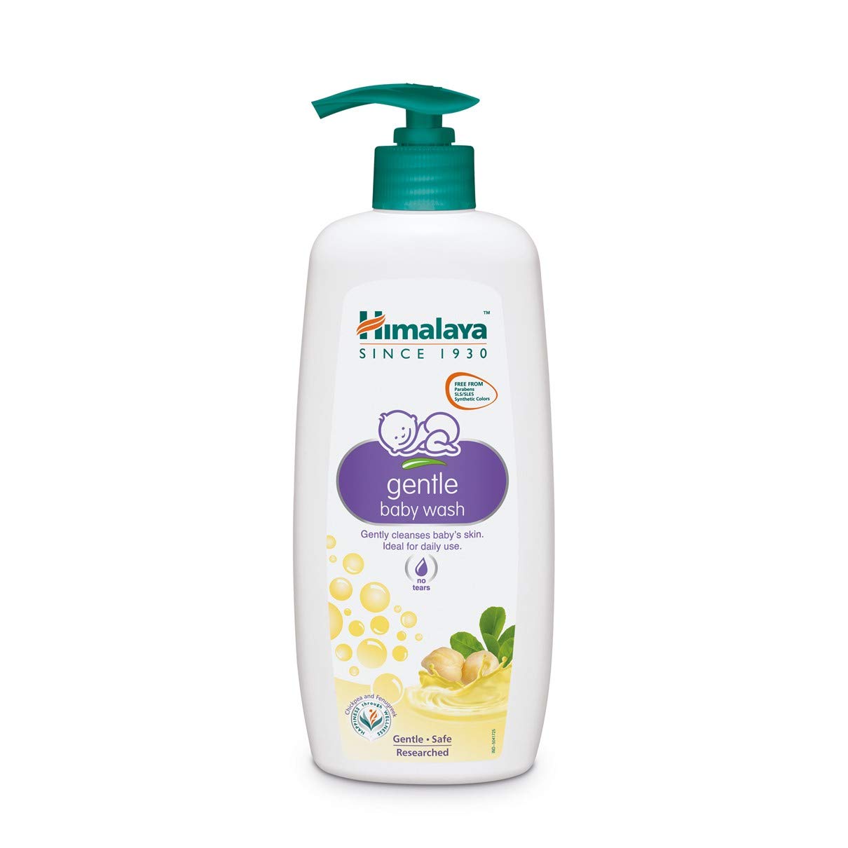 Himalaya Gentle Baby Wash (400ml) & Himalaya Gentle Baby Soap Value Pack, 4 * 75g