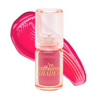 mCaffeine Shades Lip & Cheek Glow Tint | Multipurpose & Blendable | Longlasting Dewy Finish | Hydrating & Nourishing | Highly Pigmented Gel Formula | Lipstick | Blush for Women - Shade: Tulip | 3 ml